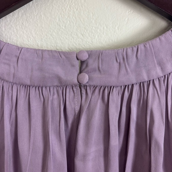 NWT Universal Standard Short Sleeve Shirred Neck Blouse Elderberry Womens Sz 3XL - Picture 5 of 8